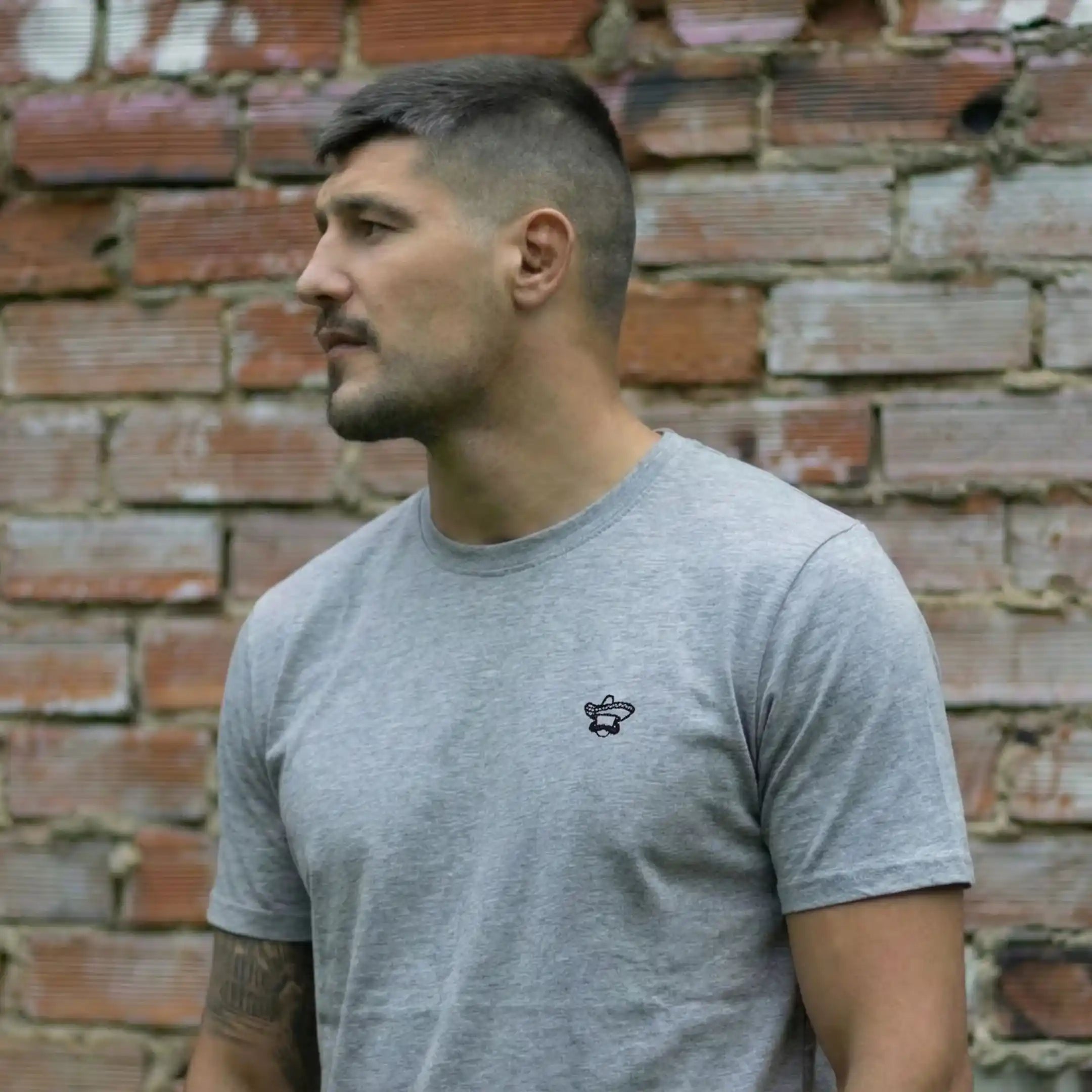 Camiseta Básica Knockout Class-Gris