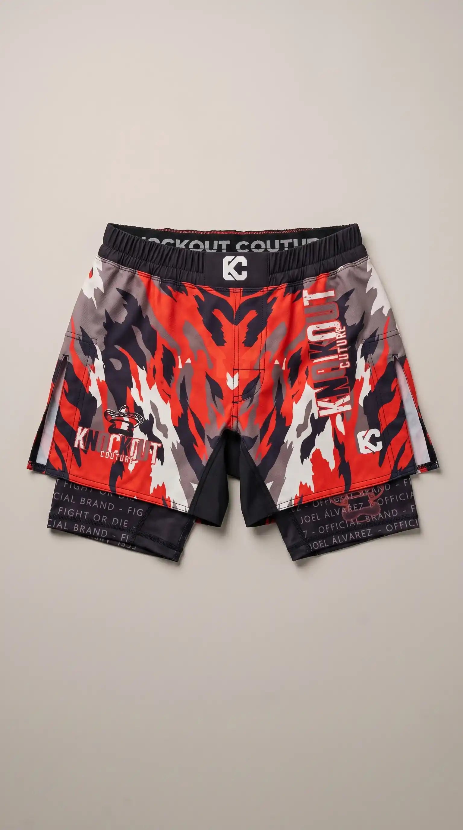 Pantalón MMA Tiger- Short con malla