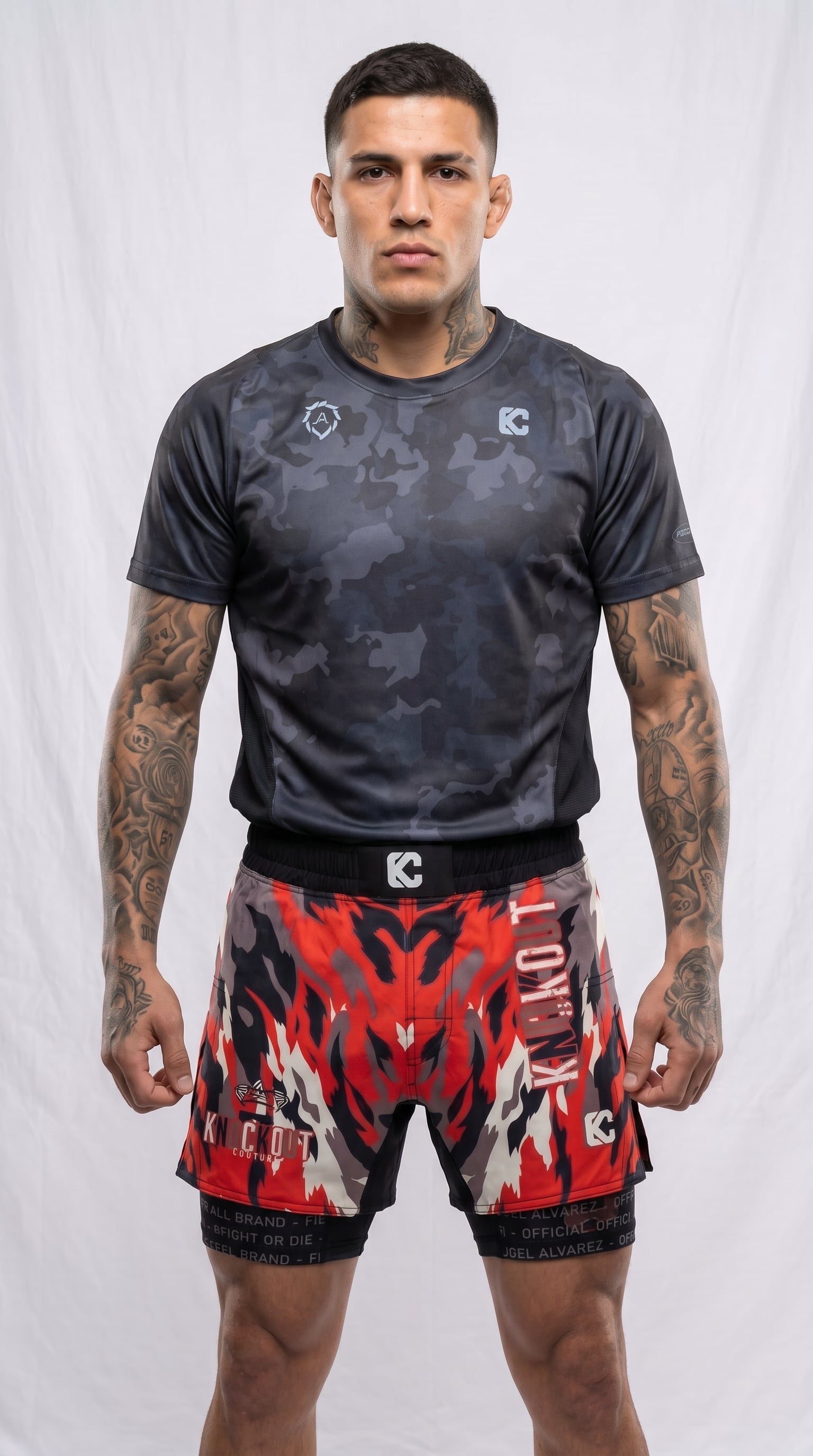 camiseta mma premium
