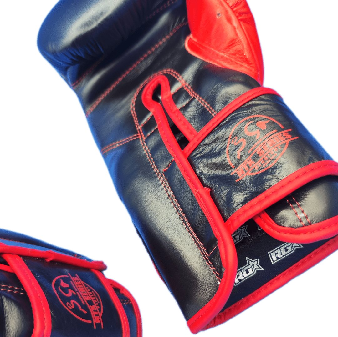 Guantes de Boxeo NTX SERIES - Black Red Edition - Knockout Couture | Fight or Die
