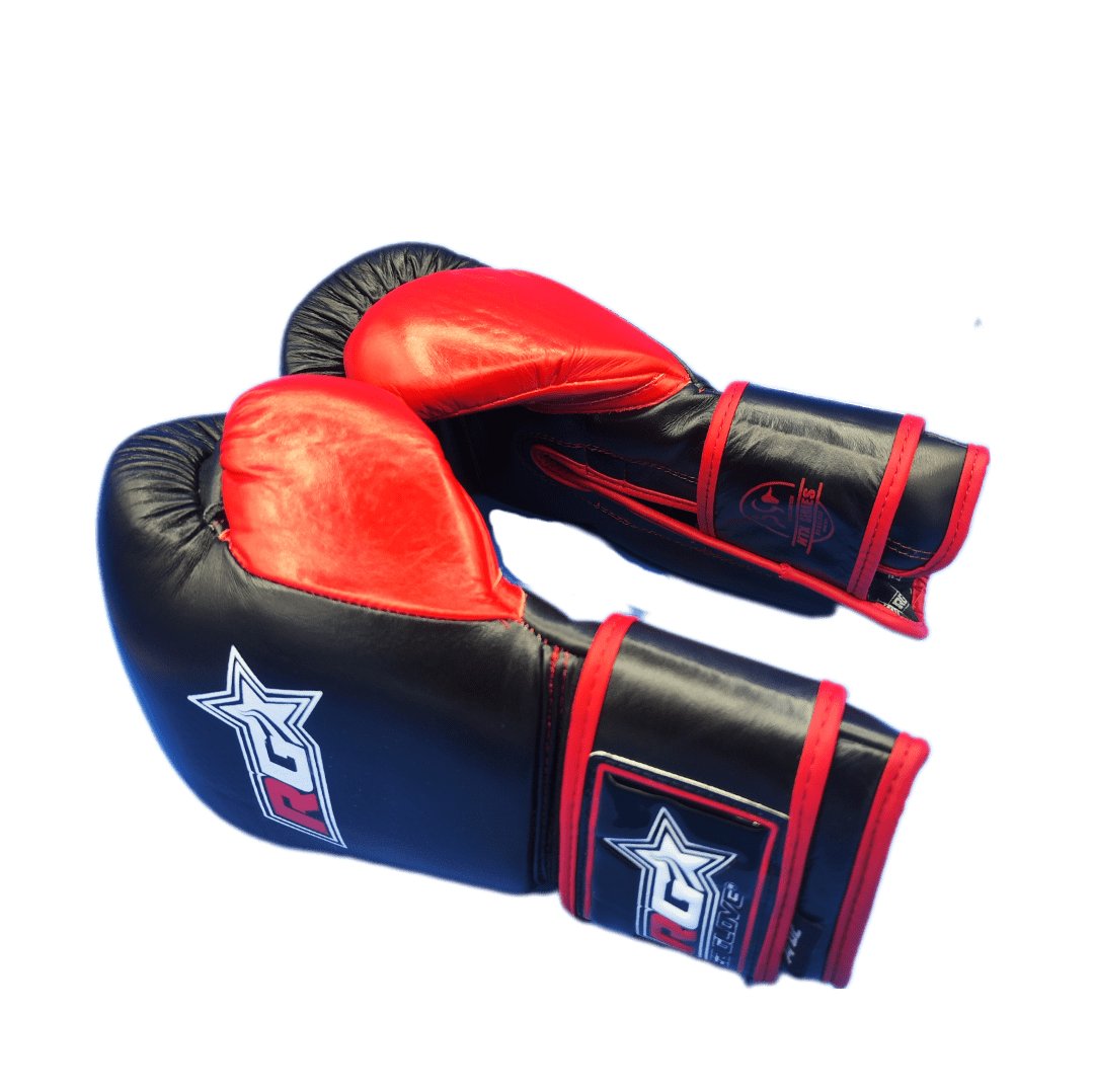 Guantes de Boxeo NTX SERIES - Black Red Edition - Knockout Couture | Fight or Die