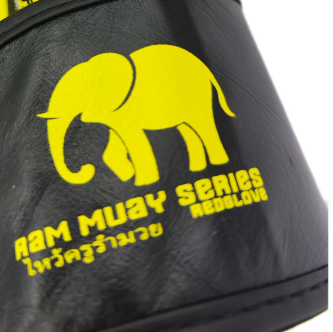 Guantes Kick Boxing Muay thai - RAM MUAY SERIES - yellow black - Knockout Couture | Fight or Die