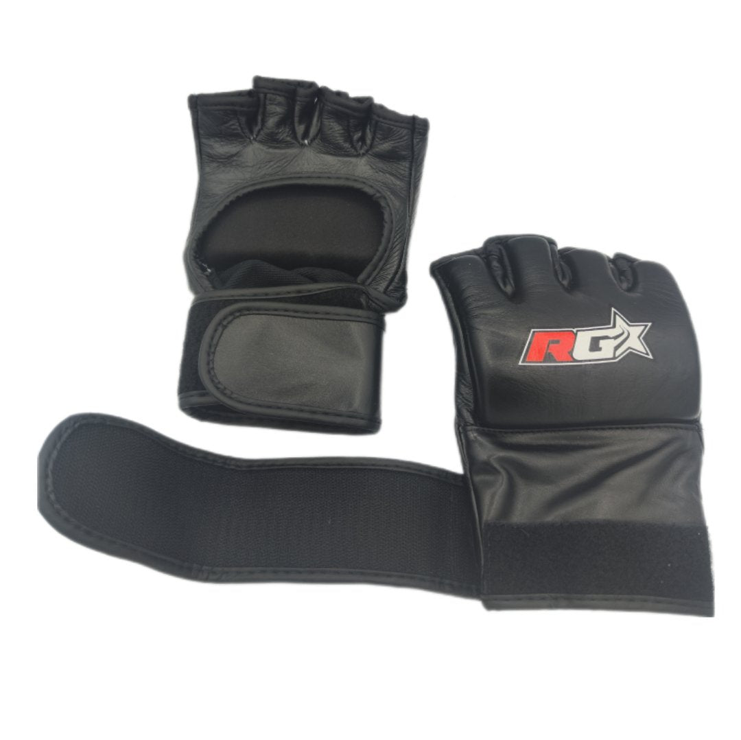 Guantillas MMA Premium Manos Libres - Black - Knockout Couture | Fight or Die