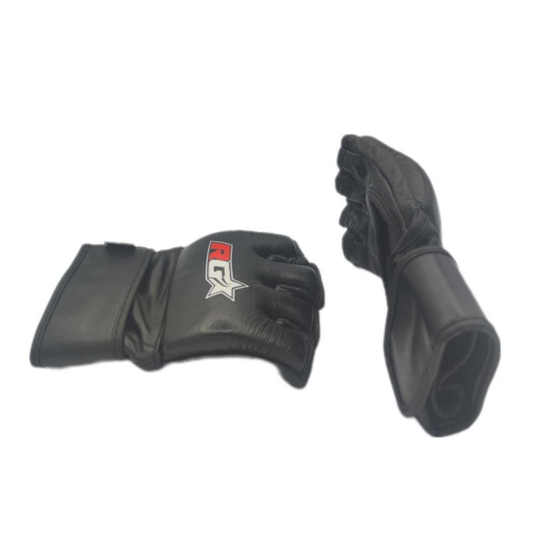 Guantillas MMA Premium Manos Libres - Black - Knockout Couture | Fight or Die