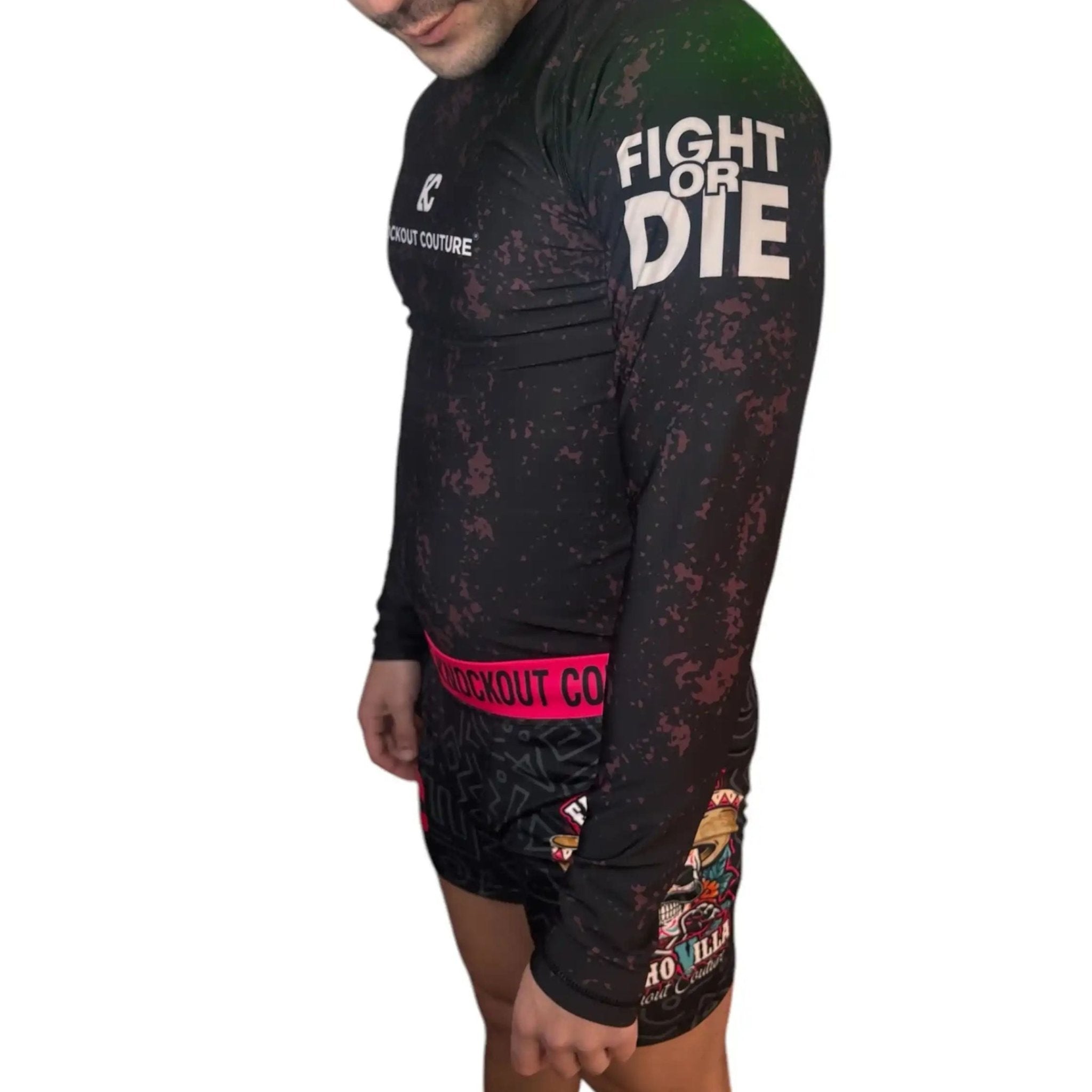 Rashguard Premium "Ejército de Pancho Villa" – La Segunda Piel de los Guerreros - Knockout Couture | Fight or Die