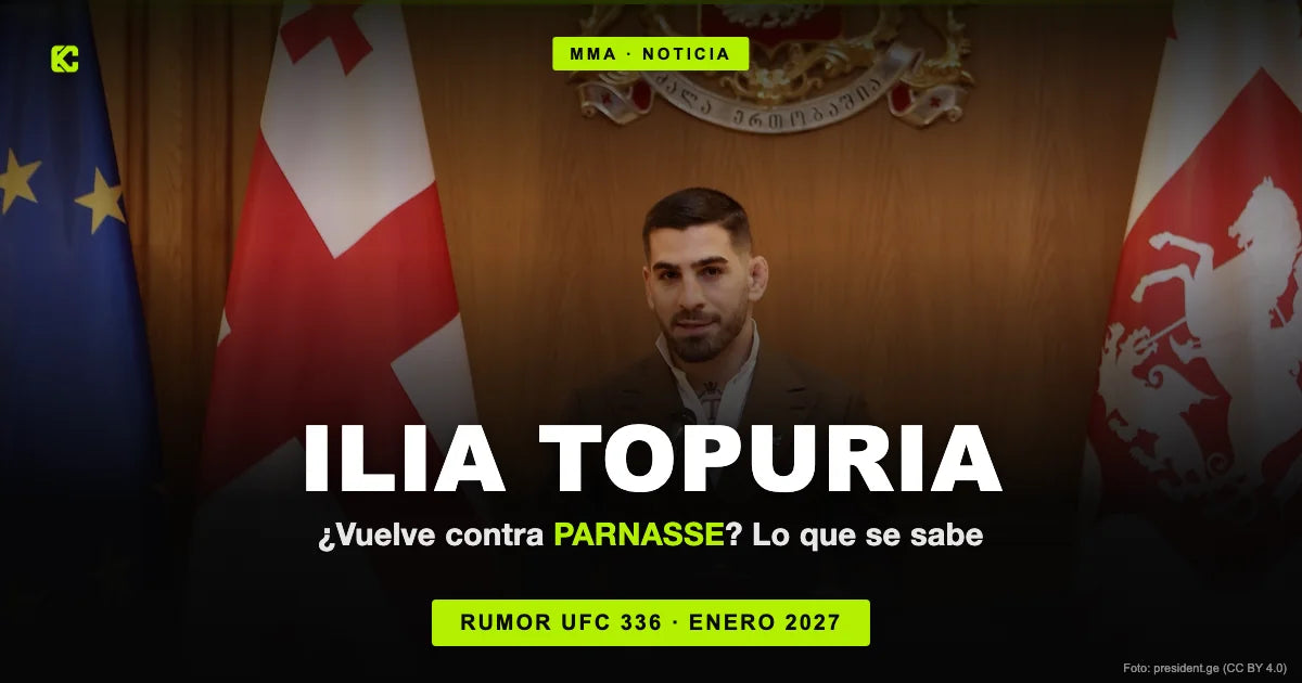 Ilia Topuria: ¿vuelve contra Salahdine Parnasse en el UFC 336?