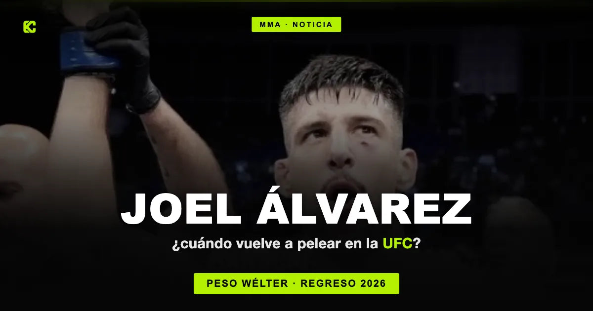 Joel Álvarez — ¿cuándo vuelve a pelear en la UFC?