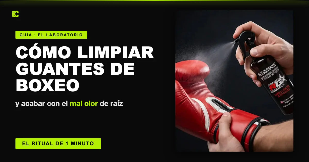 Cómo limpiar guantes de boxeo y quitar el mal olor