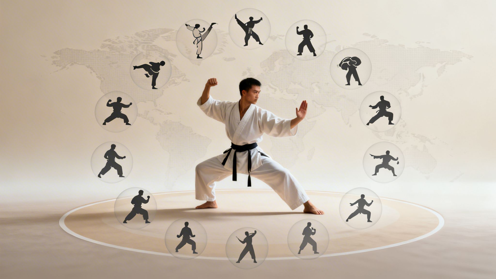 Guía completa 2026: 12 tipos de artes marciales que debes conocer