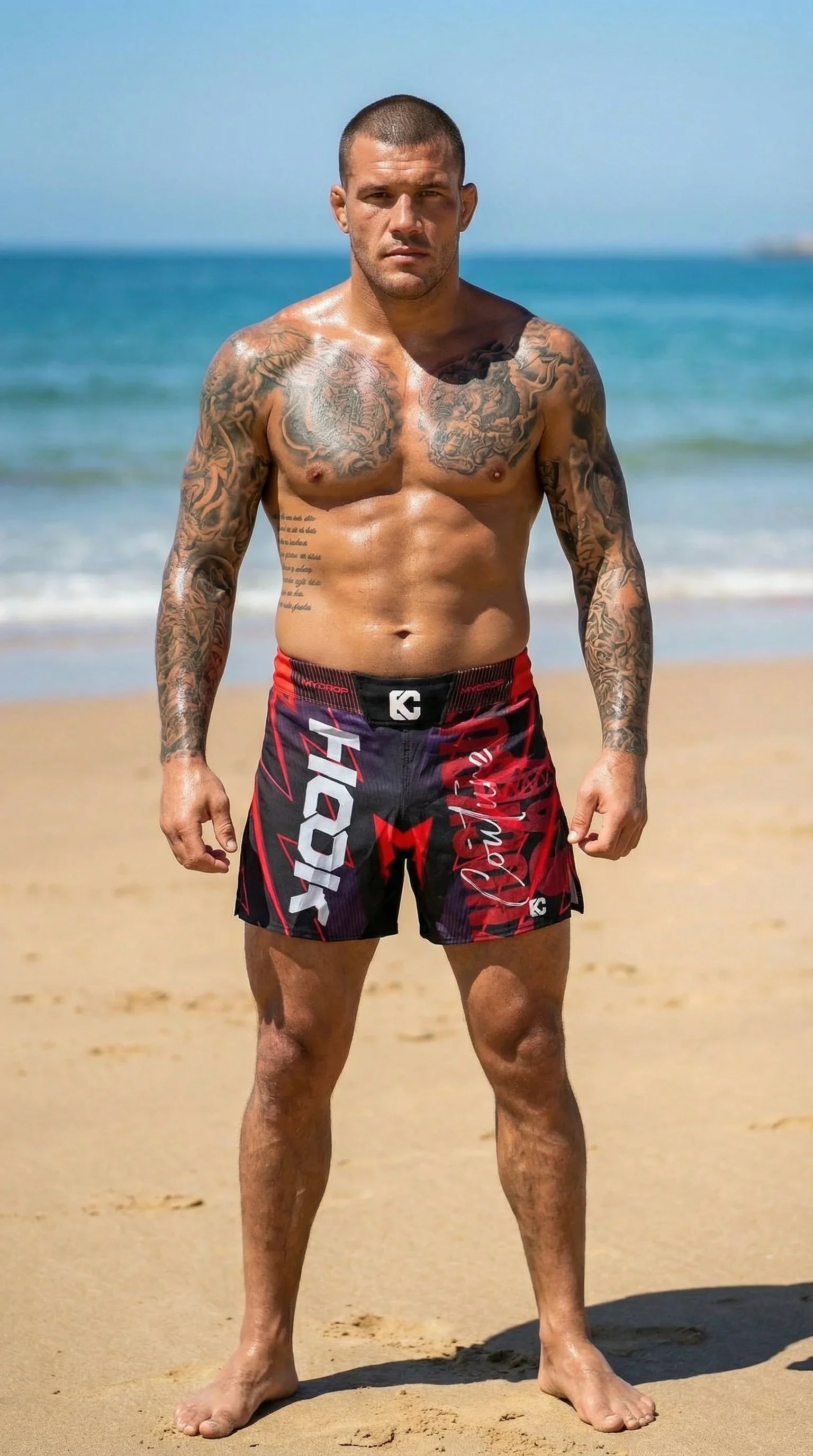 Short Hook MMA League - Rojo