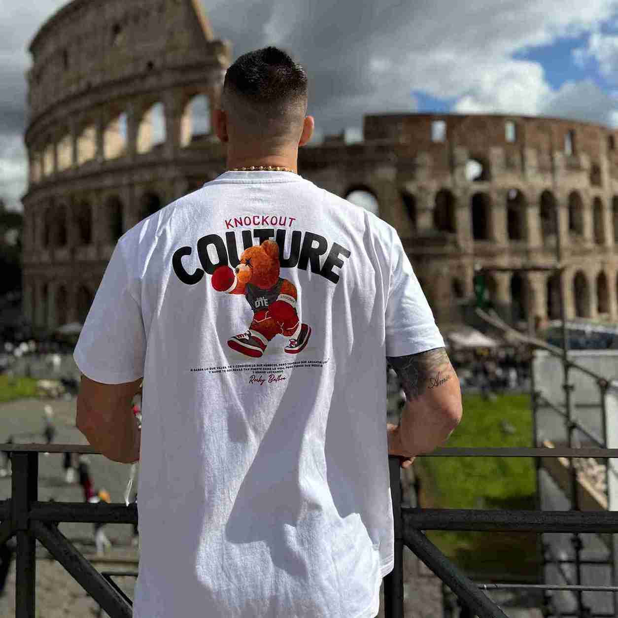 Joel alvarez  ufc con la camiseta de knockout couture 