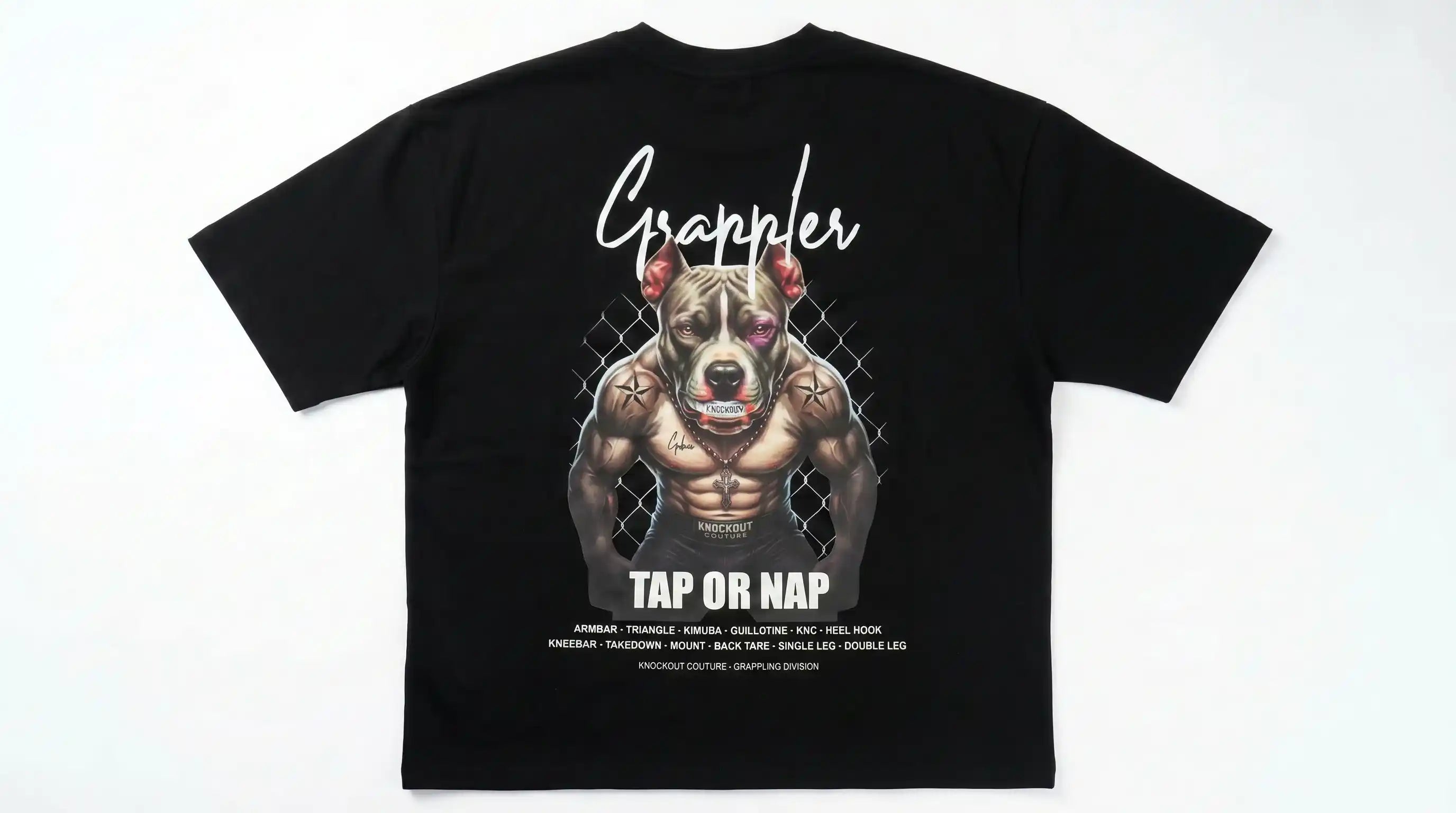 Camiseta Oversize Grappler Dog- Knockout Couture