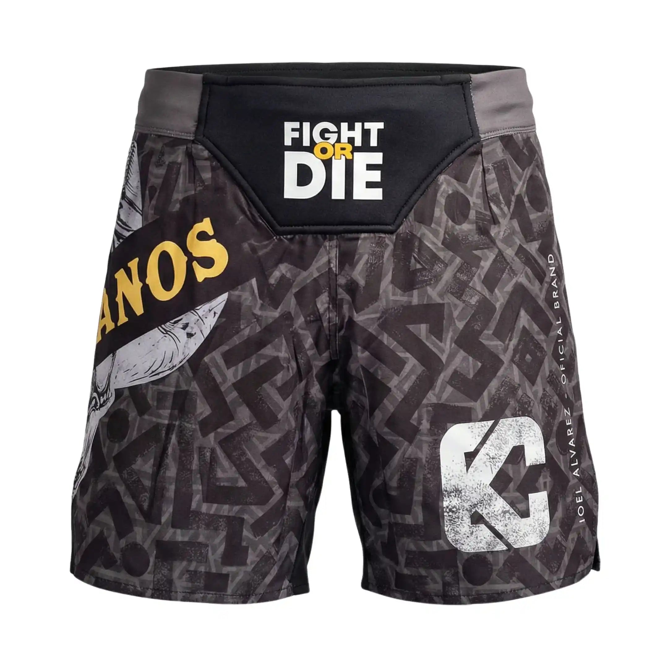 PANTALON MMA HISPANOS (ABERTURA LATERAL) -GRIS