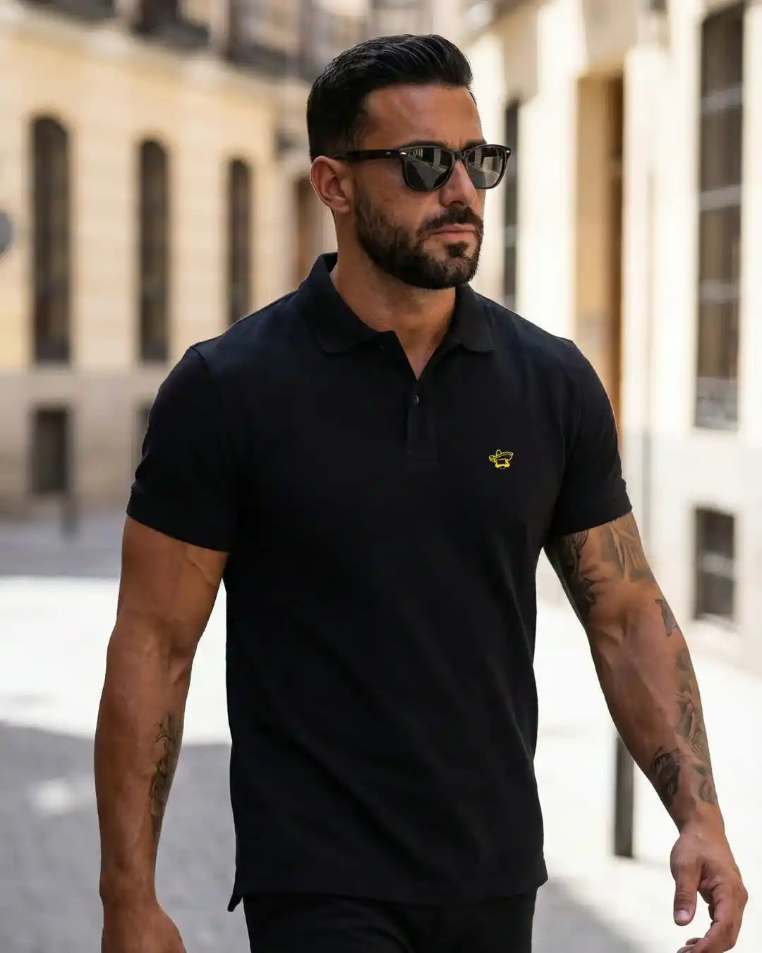 Polo knockout couture negro