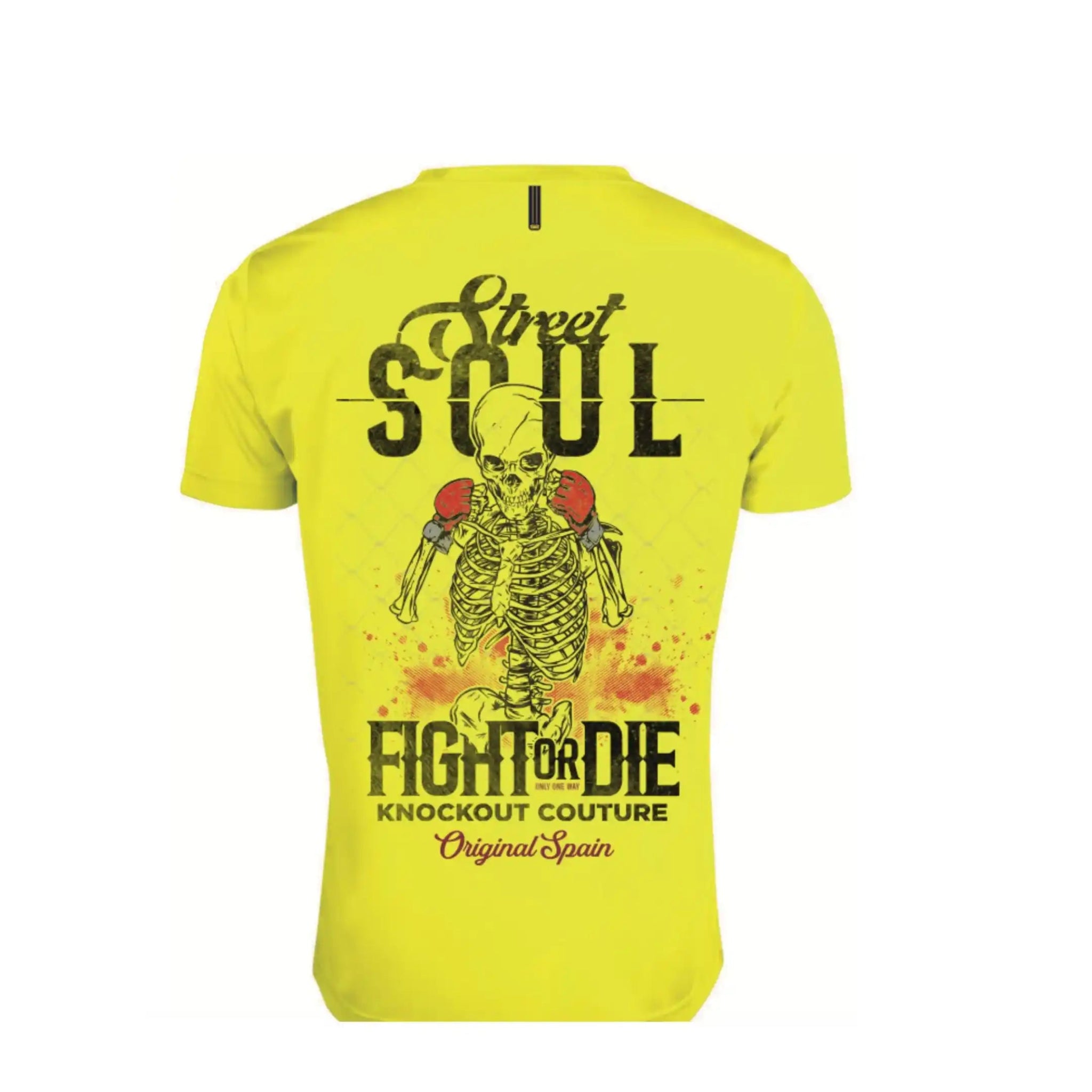 CAMISETA DE MMA AMARILLO FOSFORITO