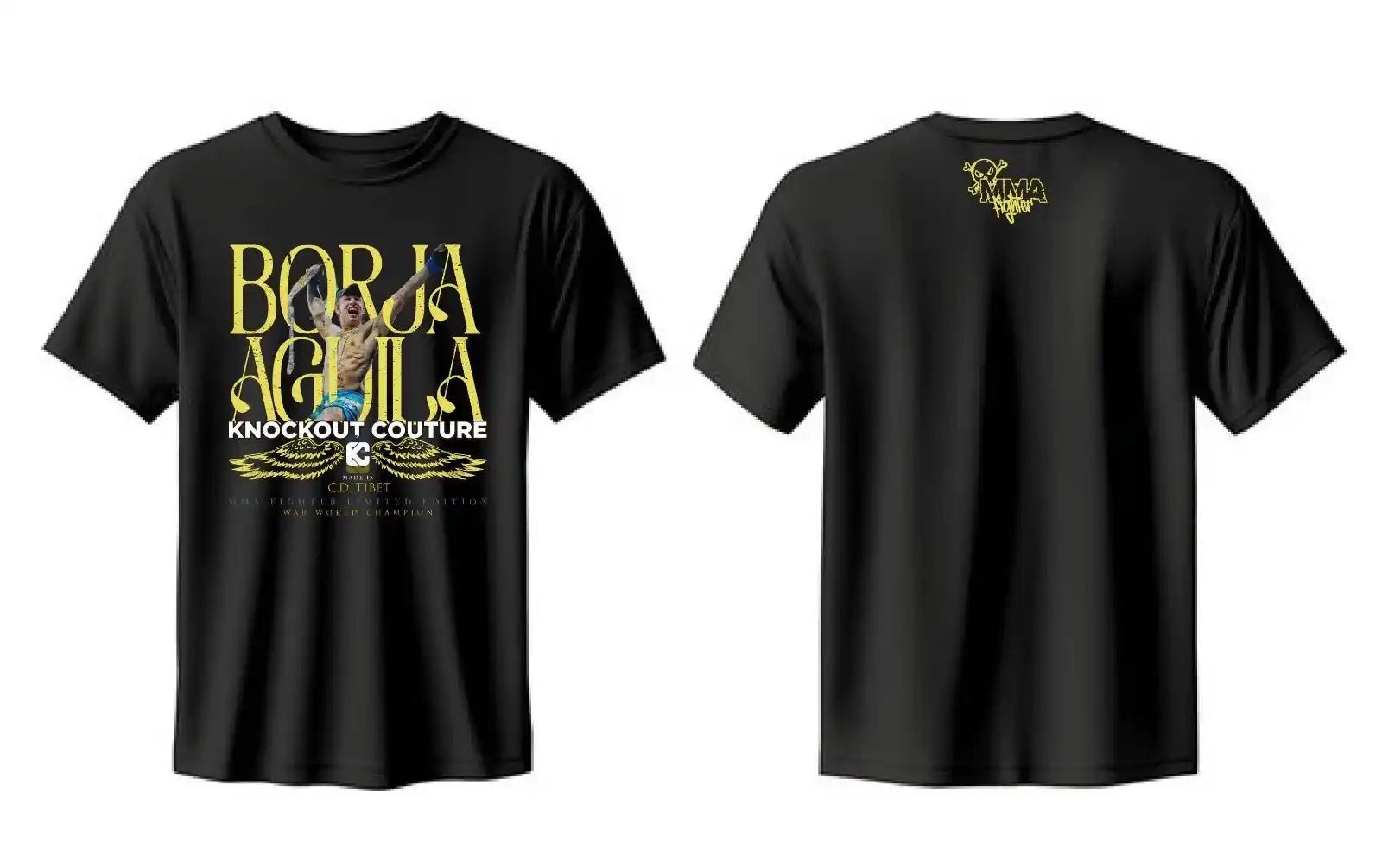 Camiseta Oficial Borja García "El Águila" – Knockout Couture (PRE - VENTA) - Knockout Couture | Fight or Die