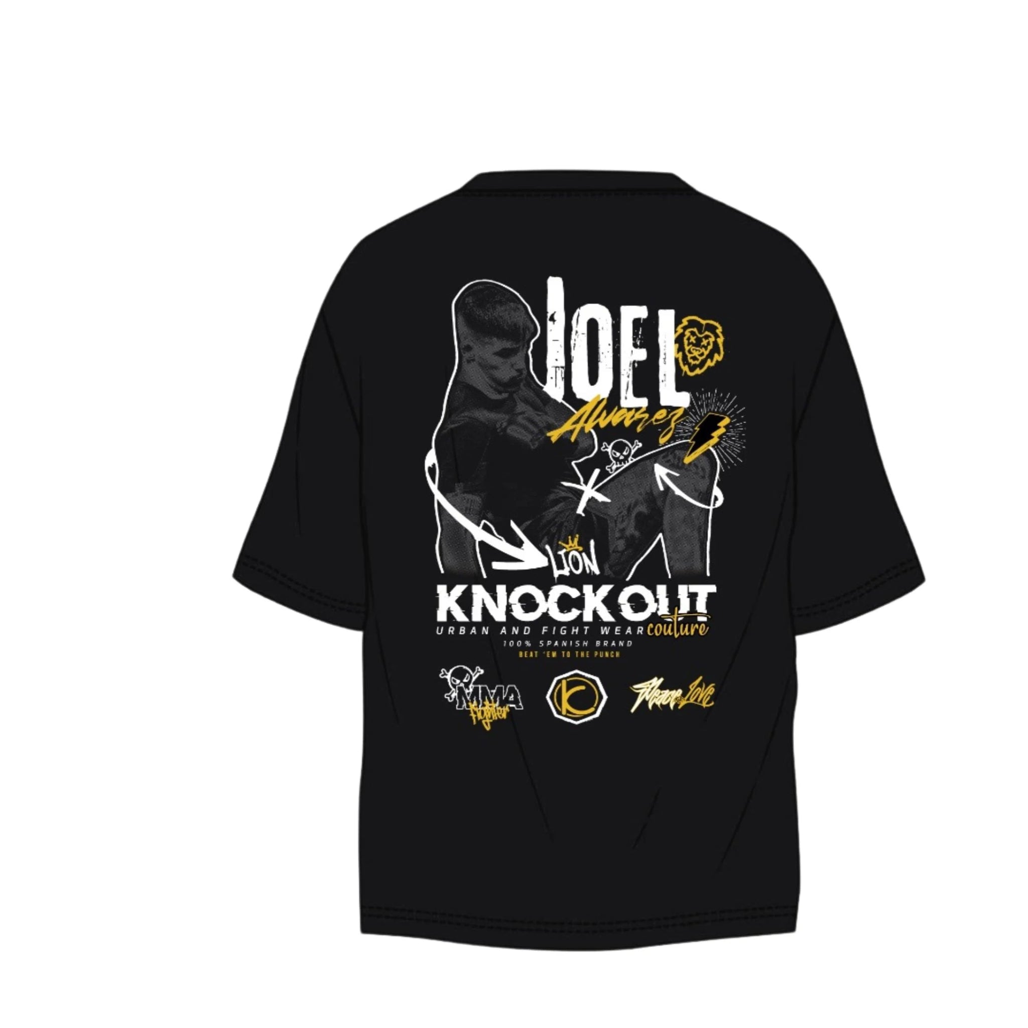 Camiseta Oversize de Joel "Fenómeno" Álvarez - Knockout Couture | Fight or Die