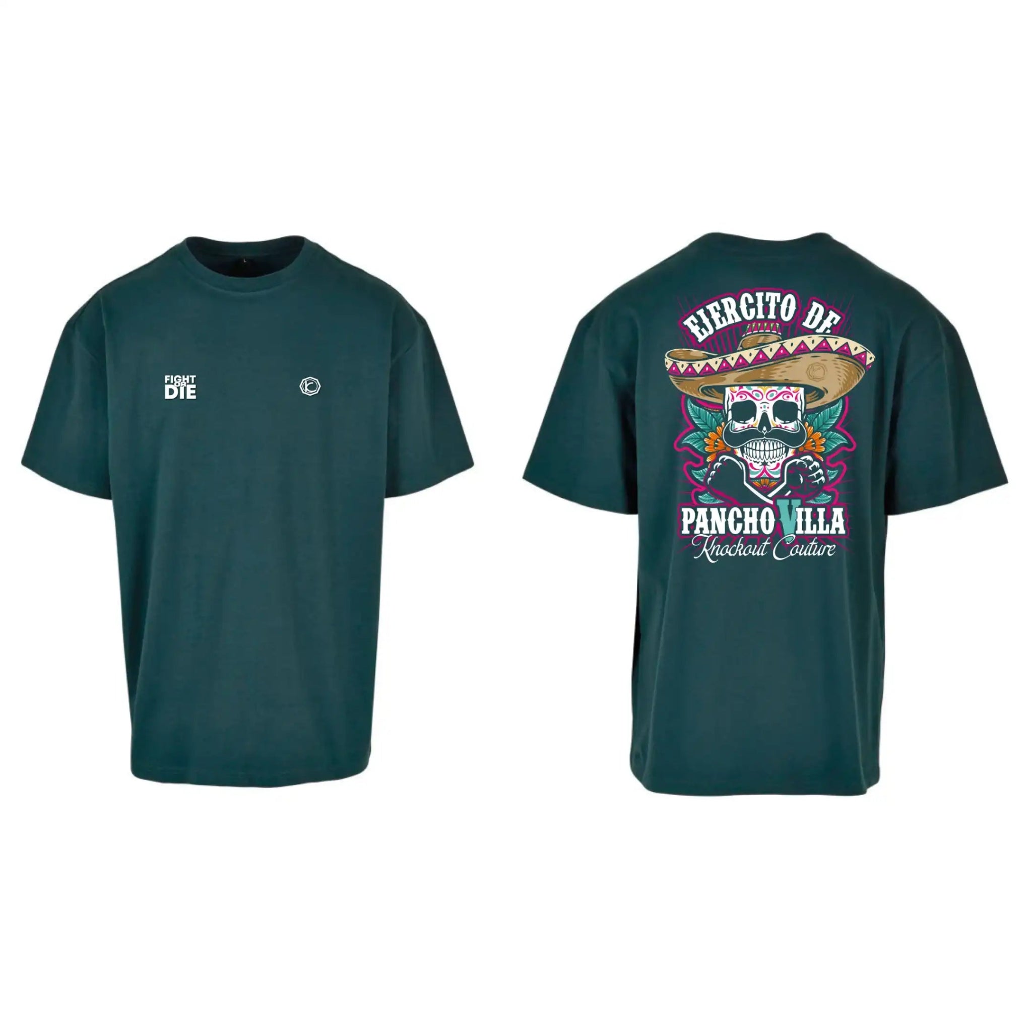 Camiseta Oversized - Ejército de Pancho Villa EDICION LIMITADA - Knockout Couture | Fight or Die