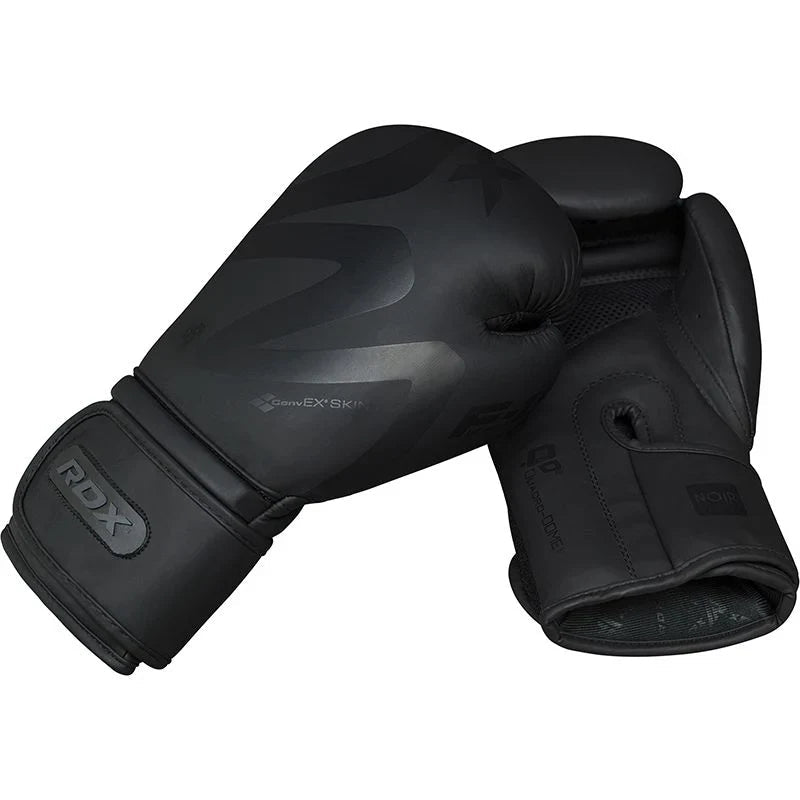 Guantes de Boxeo Negros RDX F15 Noir - Knockout Couture | Fight or Die