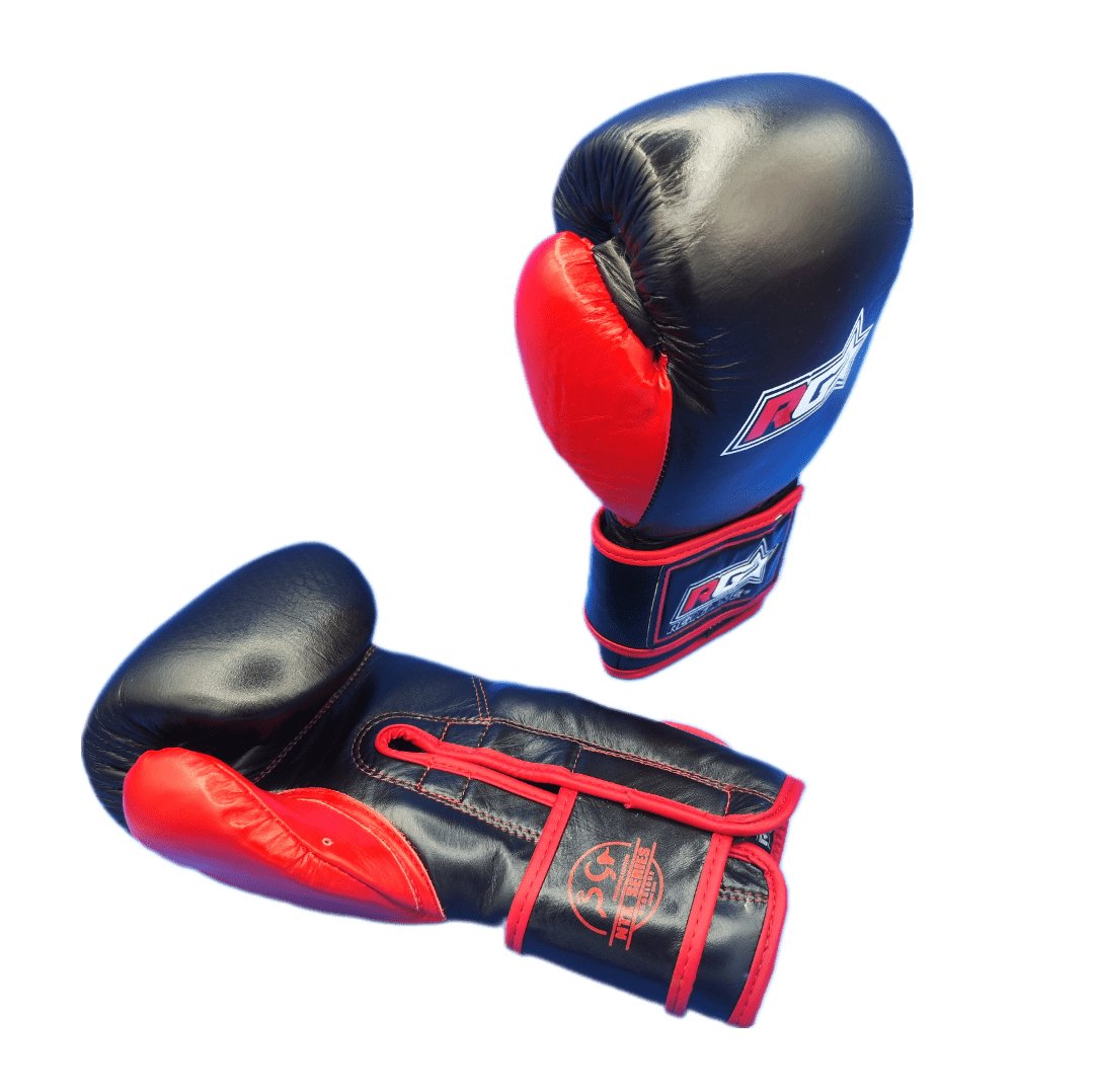 Guantes de Boxeo NTX SERIES - Black Red Edition - Knockout Couture | Fight or Die