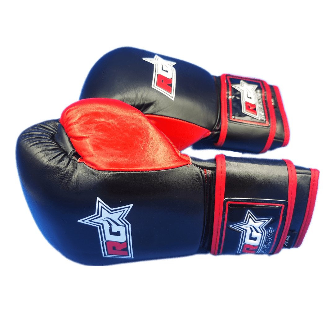 Guantes de Boxeo NTX SERIES - Black Red Edition - Knockout Couture | Fight or Die