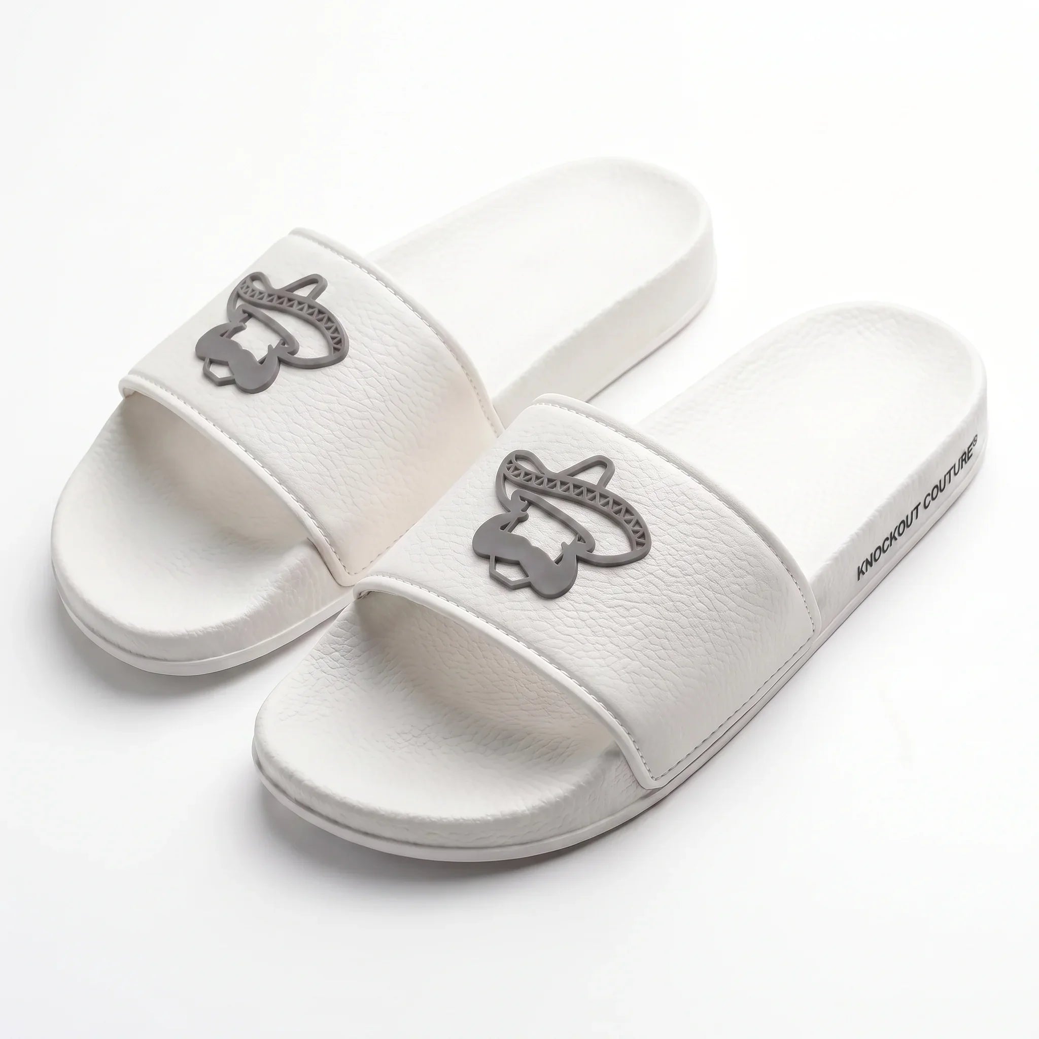 Chanclas Slides Emblem blancas