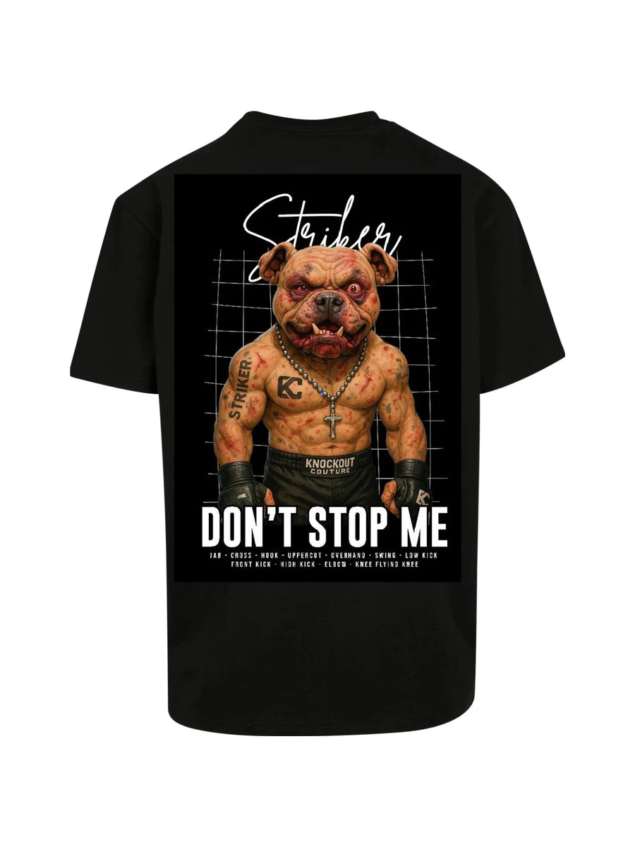 Camiseta Oversize Striker Dog- Knockout Couture