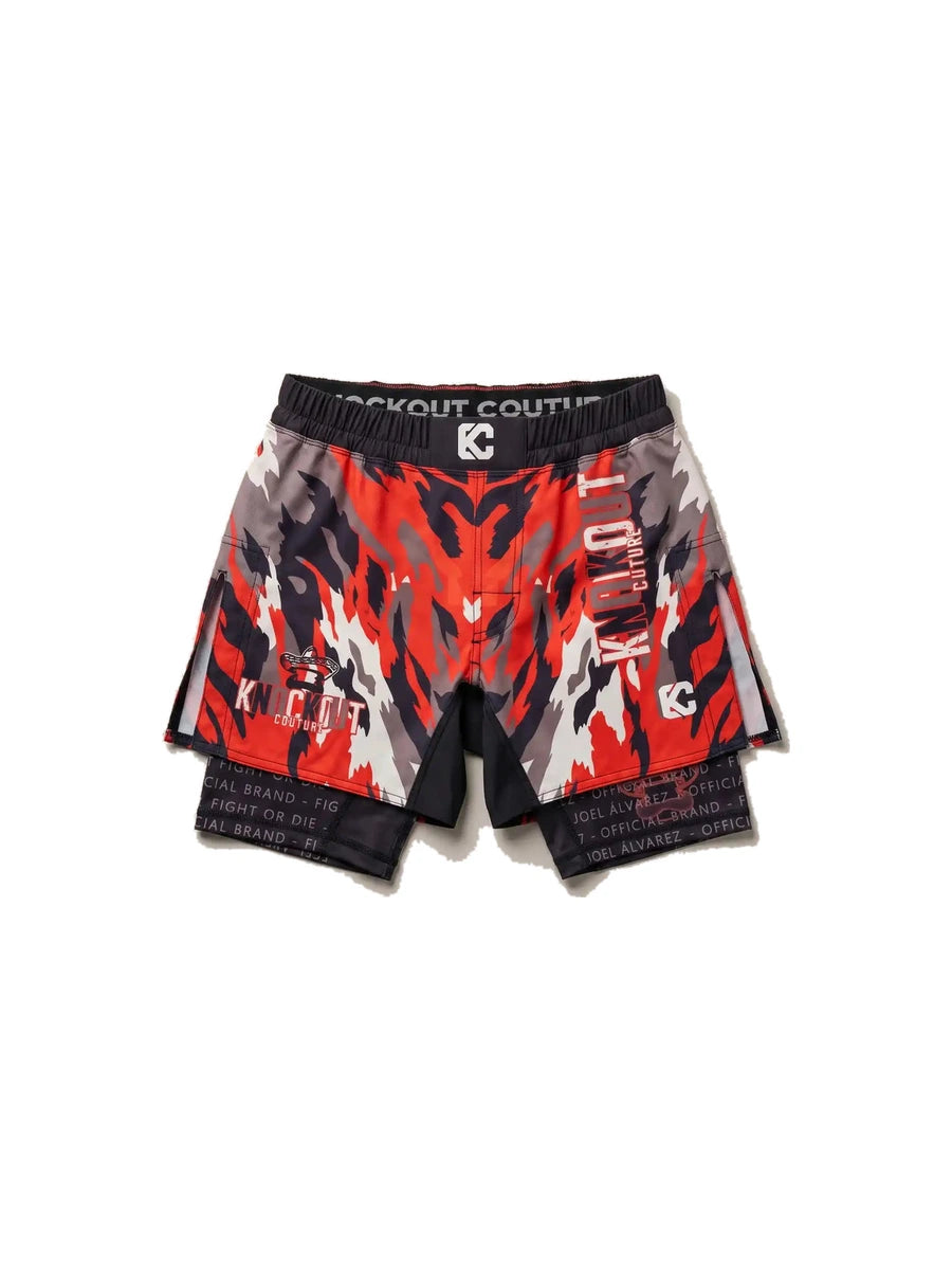 Pantalón MMA Tiger- Short con malla