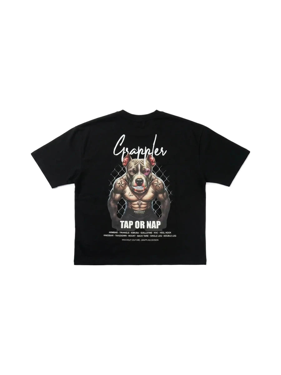 Camiseta Oversize Grappler Dog- Knockout Couture